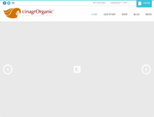 Tablet Screenshot of cinagrorganic.com